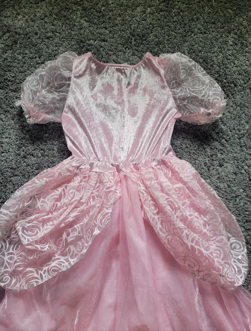 Pink Princess Dress Costume for Kids - Sparkle Tulle Gown Size 3+